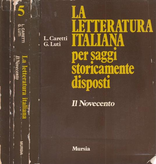 La letteratura italiana - copertina