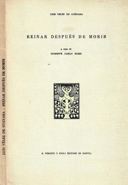 Reinar después de morir - copertina