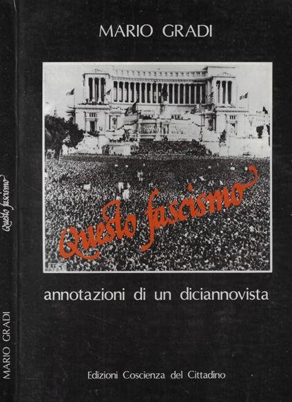 Questo fascismo - copertina