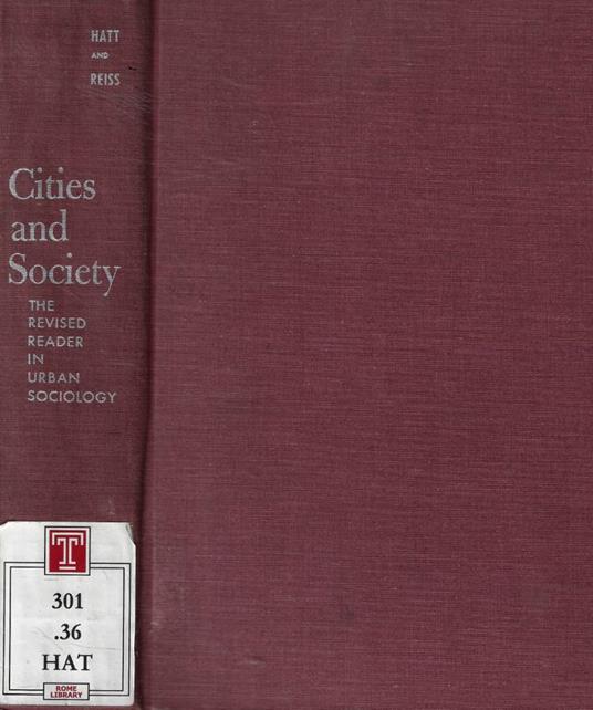 Cities and Society - copertina