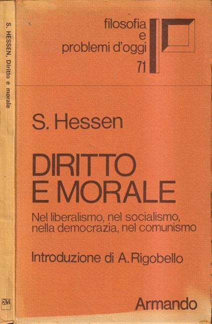 Diritto e morale - copertina