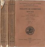 Philippe De Commynes 2 vol