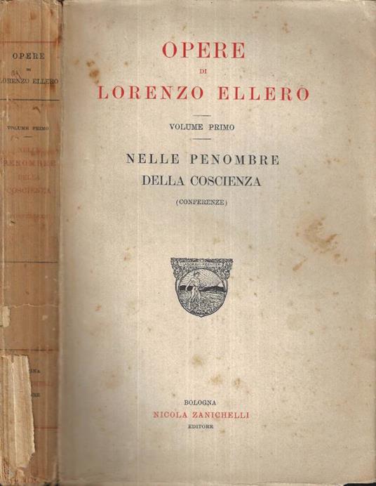 Opere Vol. I - Lorenzo Ellero - copertina