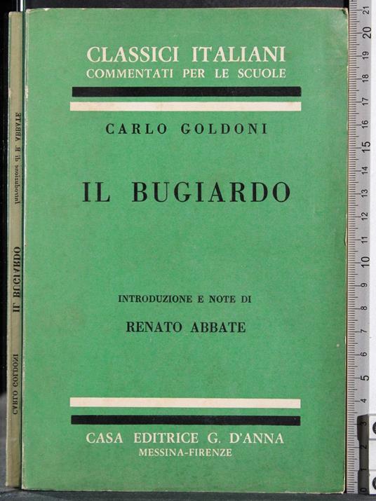 Il bugiardo - Carlo Goldoni - copertina