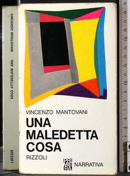 Una maledetta cosa - Vincenzo Mantovani - copertina