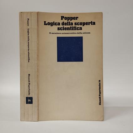 Logica della scoperta scientifica - Karl R. Popper - copertina