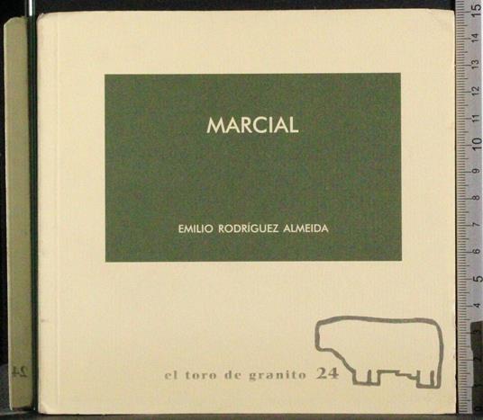 Marcial - Emilio Rodríguez Almeida - copertina