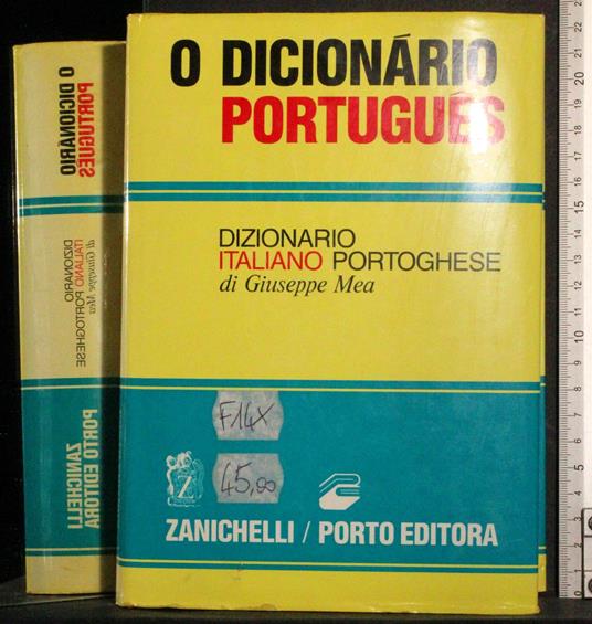 O dicionario portugues. Dizionario italiano portoghese - copertina