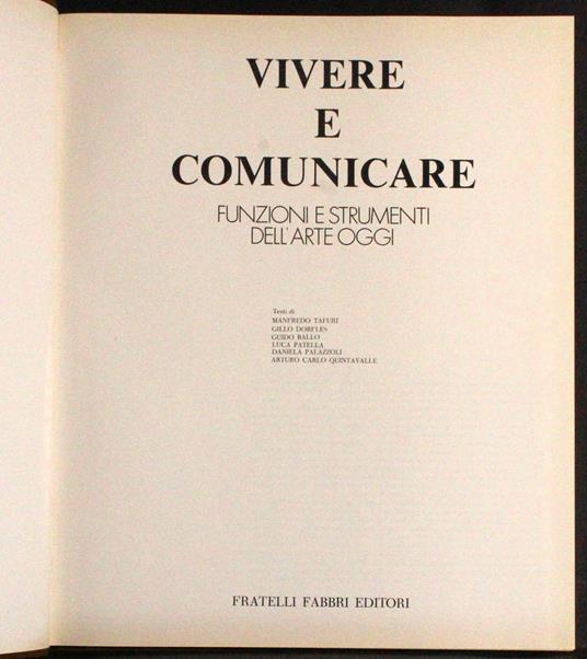 L' arte moderna. Vivere e comunicare - copertina