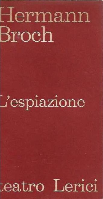 L' espiazione - Hermann Broch - copertina