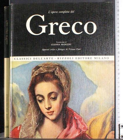 Classici dell'arte 35. L'opera completa del Greco - copertina