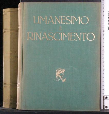 Umanesimo e Rinascimento - Paolo D'Ancona - copertina