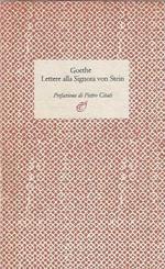 Lettere alla signora von Stein