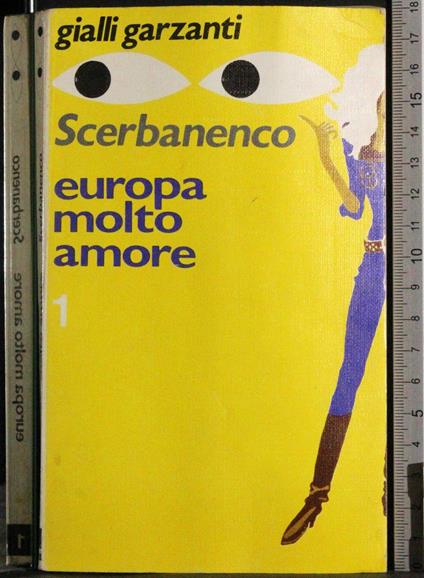 Europa molto amore - Giorgio Scerbanenco - copertina