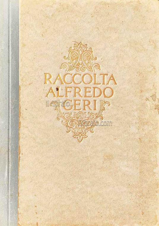 raccolta Alfredo Geri - copertina