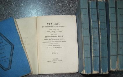 Viaggio in Norvegia, ed in Lapponia fatto negli anni 1806, 1807, e 1808. Preceduto da un'introduzione del sig. A. di Humboldt - copertina