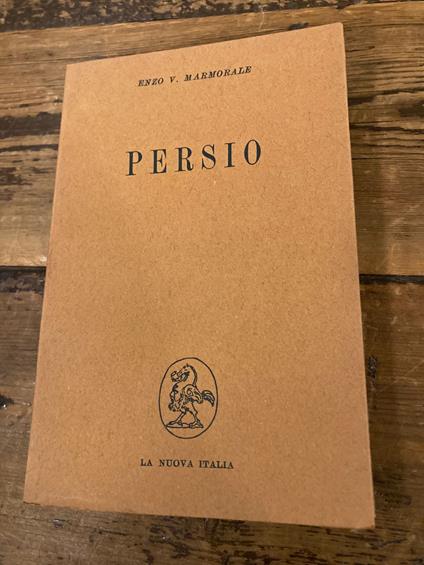 Persio - Enzo Marmorale - copertina