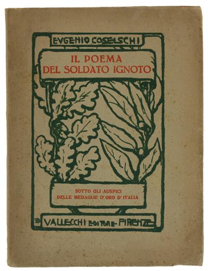 Il Poema Del Soldato Ignoto - copertina