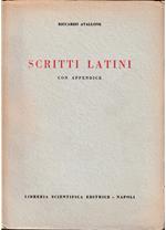 Scritti latini Con appendice