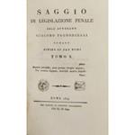 Saggio di legislazione penale