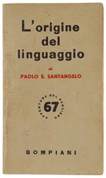 L' ORIGINE DEL LINGUAGGIO