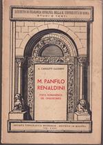 M. Panfilo Renaldini Poeta romanzesco del Cinquecento