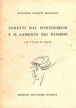 Sonetti dal portoghese e il lamento dei bambini. Trad. di Eurialo de Michelis