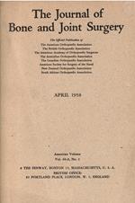 The Journal Of Bone And Joint Surgery April 1958