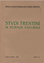 Studi Trentini di Scienze Naturali Annata Xxxvi N. 3