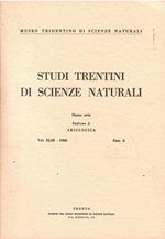 Studi Trentini di Scienze Naturali Vol. Xliii Fasc. 2