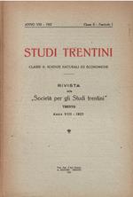 Studi Trentini di Scienze Naturali Anno Viii