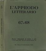 L' Approdo letterario. Rivista trimestrale di lettere e arti, n. 67 - 68, nuova serie - Anno XX - Settembre - Dicembre 1974