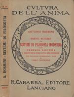 Breve schizzo dei Sistemi di Filosofia Moderna e del Proprio Sistema e dialogo su la vera natura del conoscere