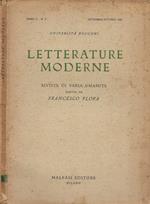 Letterature Moderne. Rivista di varia umanità