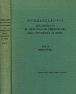 Pubblicazioni dell'istituto di istologia ed embriologia dell'università di Roma vol.II (1965-1966)