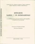 Istituzioni Nazionali ed Internazionali