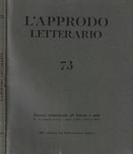 L' Approdo Letterario n. 73, Anno XXII - Marzo 1976