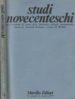 Studi novecenteschi vol II, num 4 marzo 1973