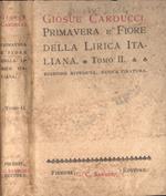 Primavera e fiore della lirica italiana Tomo II