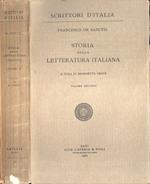 Storia della letteratura italiana Volume II