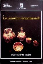 La ceramica rinascimentale: centro culturale S. Agostino, Museo civico di Crema e del cremasco, sala Angelo Cremonesi, dal 16 novembre al 20 dicembre 1985