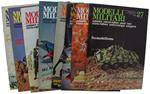 MODELLI MILITARI. Soldatini veicoli militari aerei navi storia militare uniformologia wargame. Raccolta dei 8 fascicoli consecutivi n. 20-27 - Editoriale Olimpia, - 1980