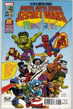 Secret Wars 4 Mini Mates Variant Cover Marvel Comics 2015 VF