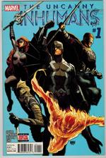 Uncanny Inhumans 1 Marvel Comics 2015 VF Steve McNiven Cover