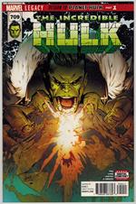 Incredible Hulk no. 709 Marvel Comics 2017 VF Greg Land Cover