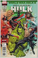 Incredible Hulk no. 716 Marvel Comics 2018 VF Greg Land Cover