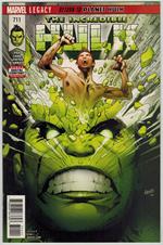 Incredible Hulk no. 711 Marvel Comics 2018 VF Greg Land Cover