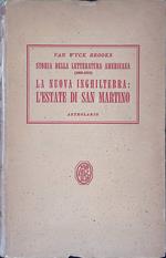 Storia della Letteratura Americana 1800-1915. La Nuova Inghilterra, l'estate di San Martino