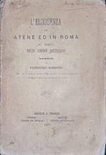 L' eloquenza in Atene ed in Roma al tempo delle libere Istituzioni