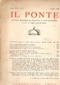 Il PONTE - Rivista mensile di politica e letteratura